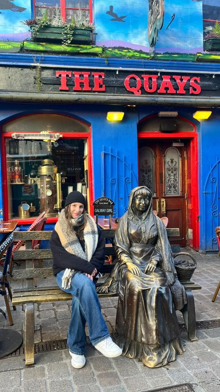 Camila, intercambista na Irlanda